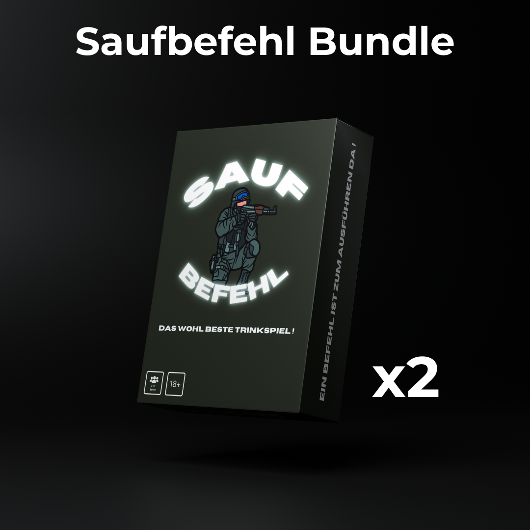 2x SAUFBEFEHL DAS TRINKSPIEL BUNDLE I LIMITIERT
