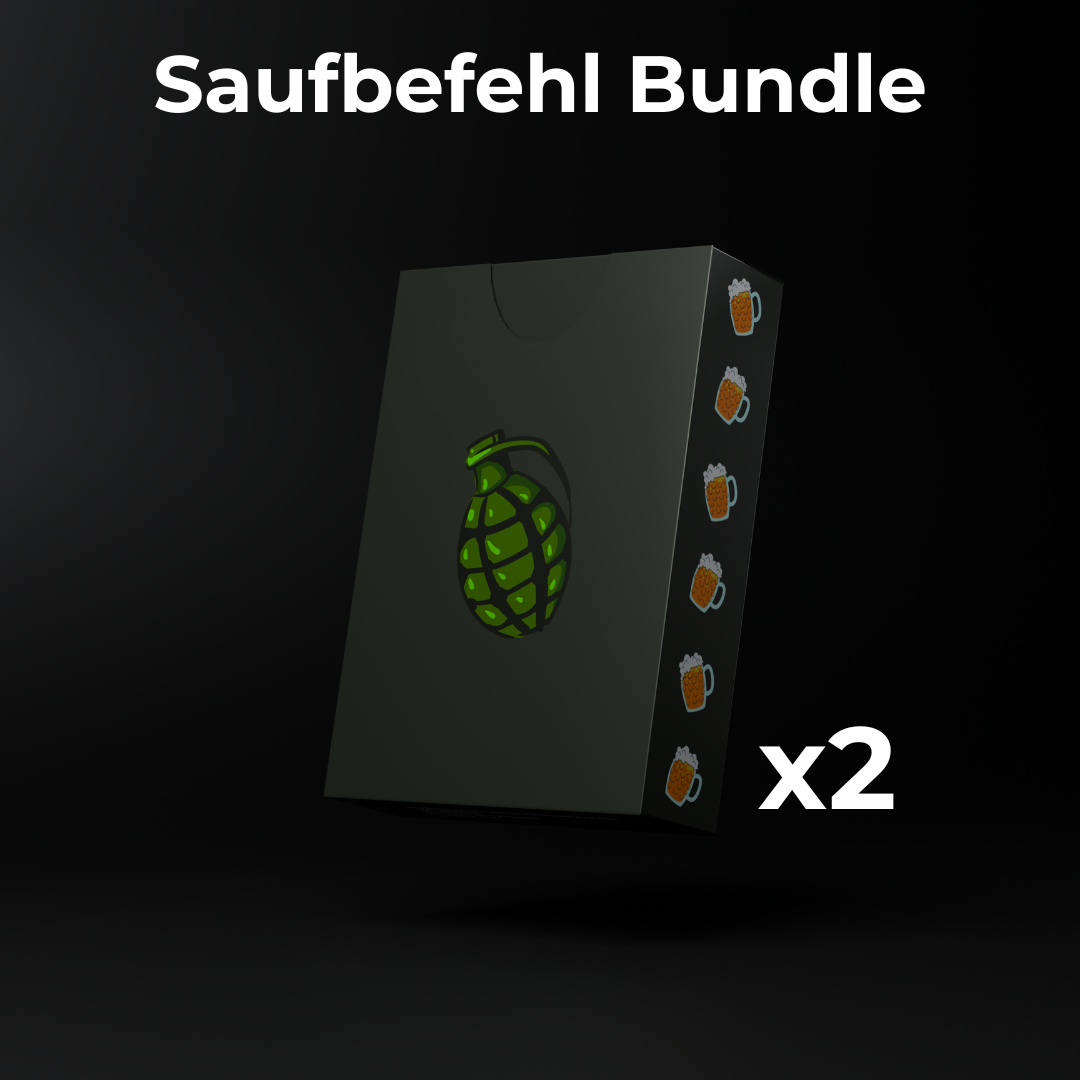 2x SAUFBEFEHL DAS TRINKSPIEL BUNDLE I LIMITIERT